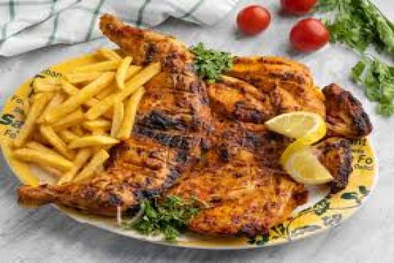 Arabian Grilled Chicken with Fries;