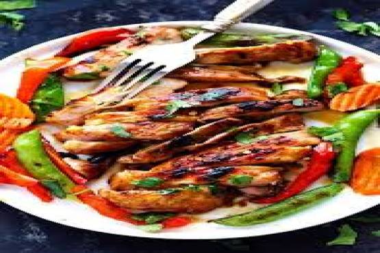 BBQ Chicken with Thai Sauce;