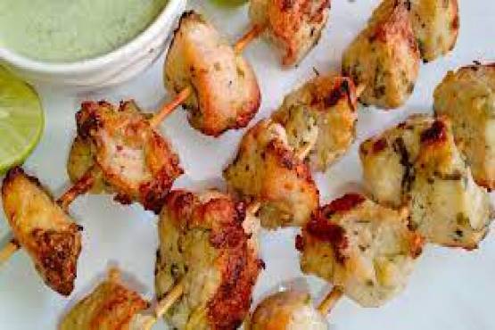 Chicken Reshmi Kabab;