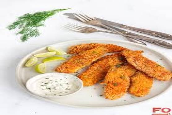 Fish Finger with Tartar Sauce;