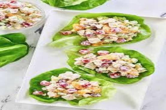 Fruity Nutty Chicken Salad;