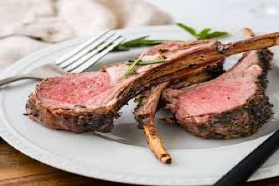 Grilled Prime Rack of Lamb;