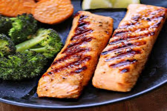 Grilled Salmon;