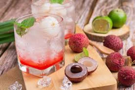 Lychee Lime Soda;