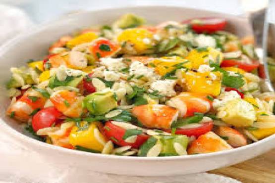 Mango Prawn Salad;