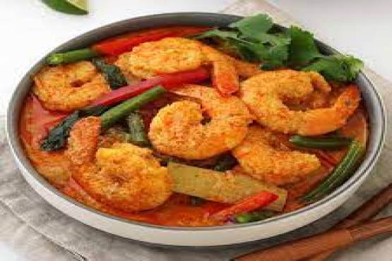 Prawn Red Curry;