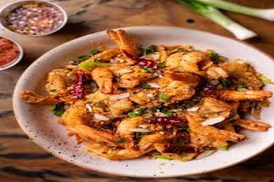Prawn in Garlic & Pepper;