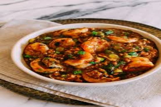Prawns with Chili Oyster Sauce;