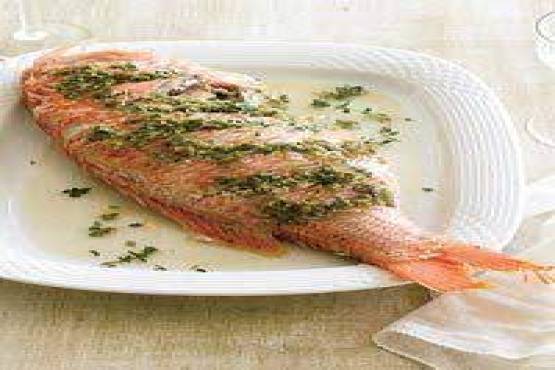 Thai Steam Red Snapper;
