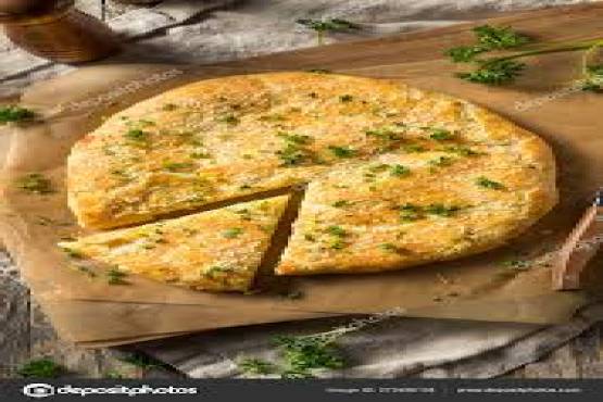 Russian Garlic Cheese Bread;