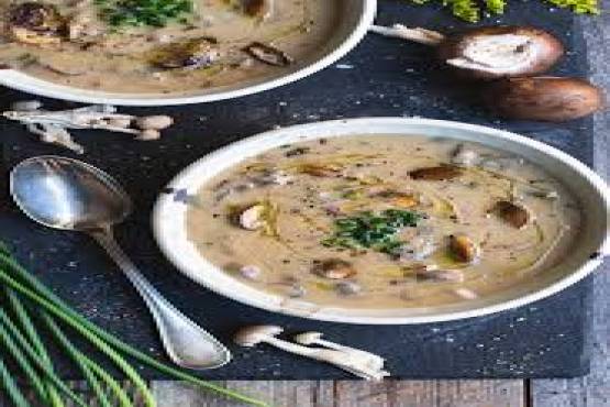 RRP Special White Truffle Mushroom Soup;