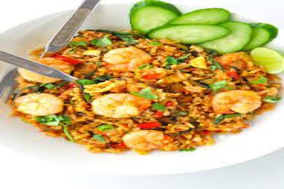 Prawns Fried Rice;
